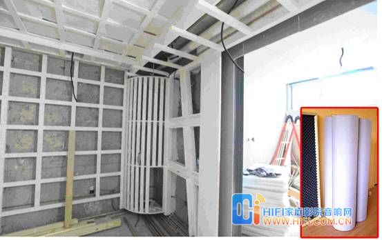 家庭影院装修龙骨及低频陷阱