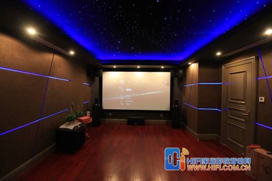 碧水庄园家庭影院装修正面效果