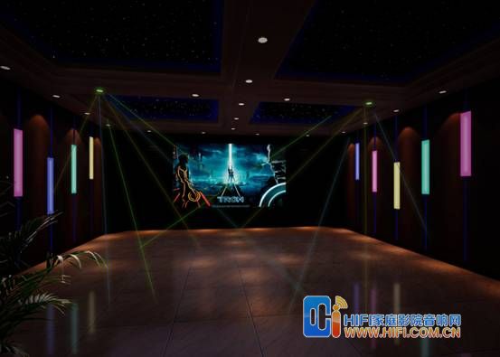 豪华影音效果图正 家庭影院装修 影音房装修