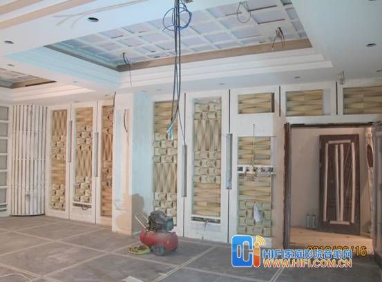 墙面声学扩散体 家庭影院装修 影音房装修