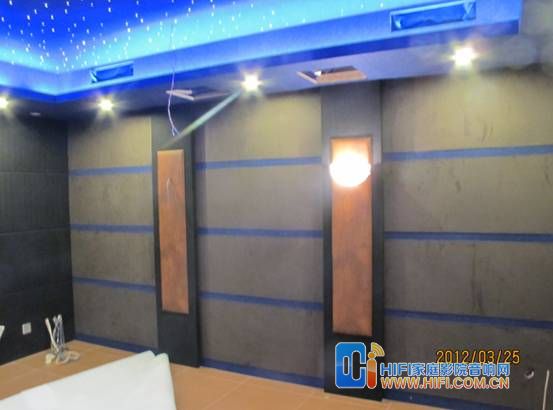 家庭影院影音房侧墙