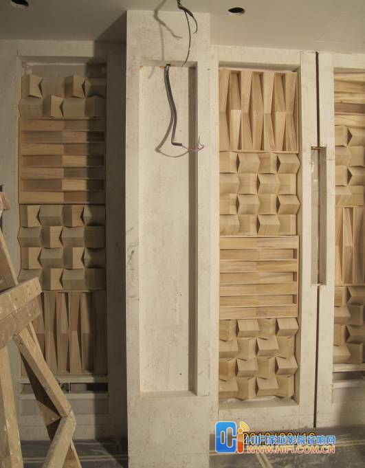 影音房立柱 家庭影院装修 影音房装修