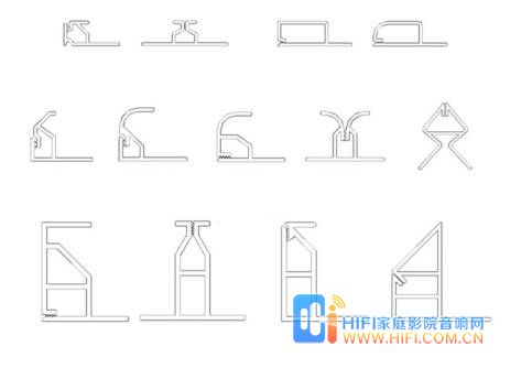 家庭影院装修中的新型软包夹条