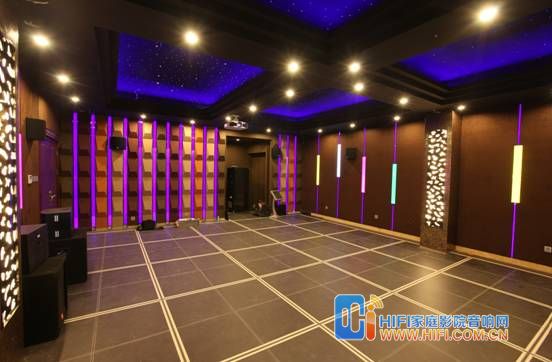 家庭影院影音房后区扩散体