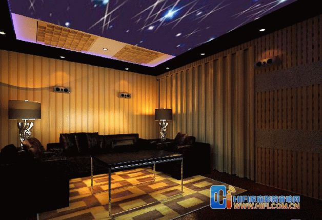 家庭影院环绕音箱摆位