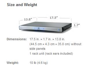 家庭影院服务器参数