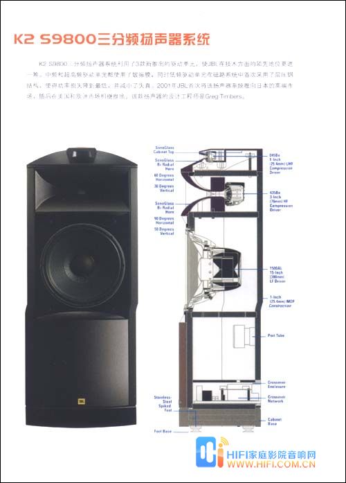 JBL K2 S9800家庭影院音响