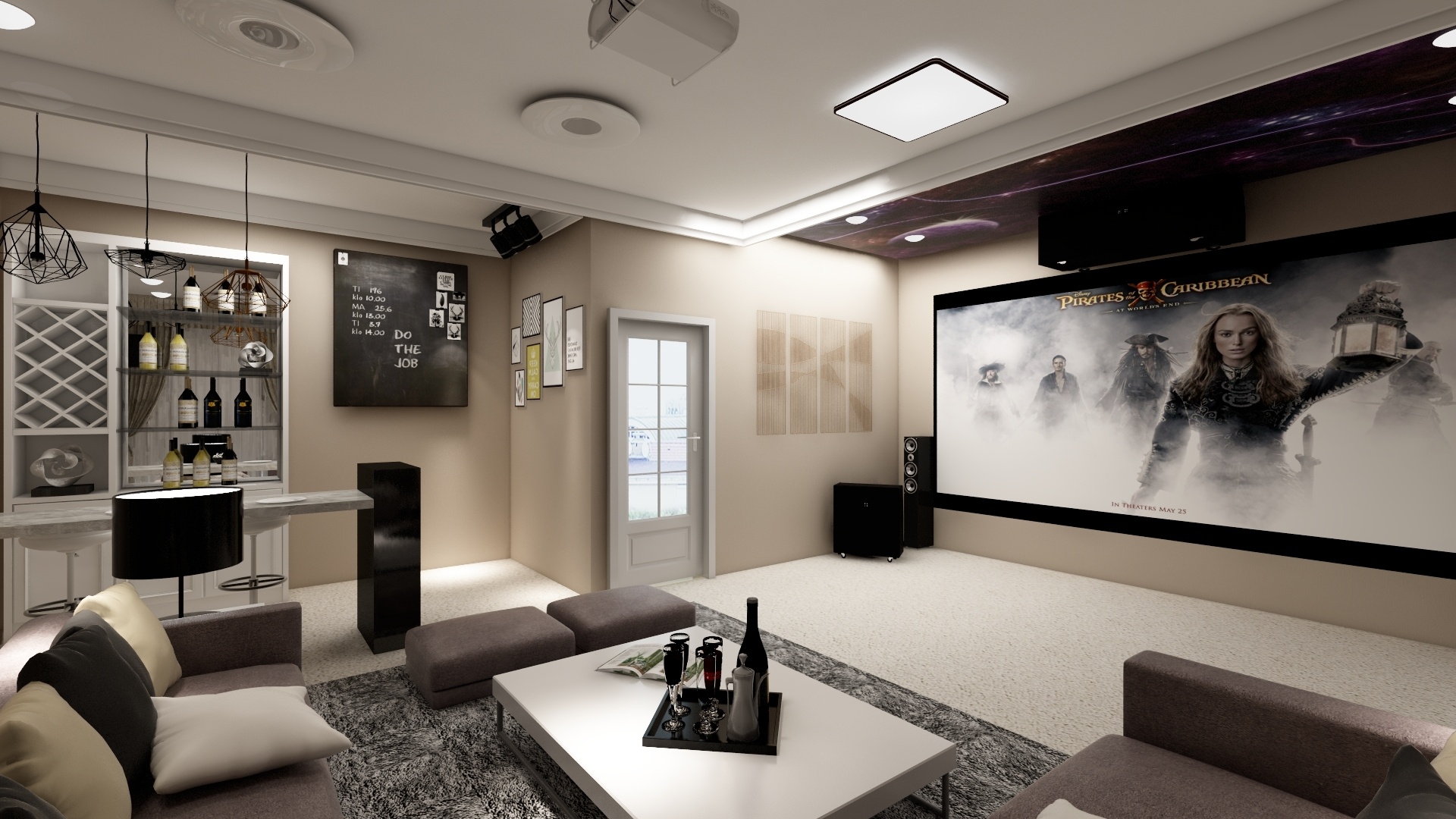 【案例赏析】家庭影院案例赏析第34期，让客厅更加漂亮的几种投影机安装方式 - 知乎