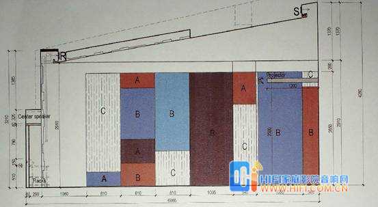 蒋府庄园家庭影院装修示意图