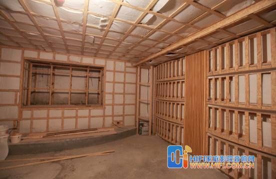 家庭影院装修龙骨