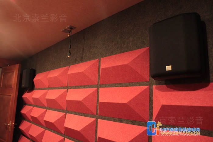 富力湾简约而不简单大气的影音室